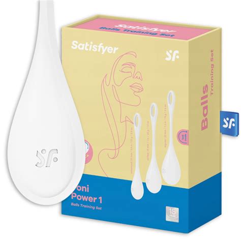 Satisfyer Yoni Power Zestaw Kulek Do Treningu Mi Ni Kegla White