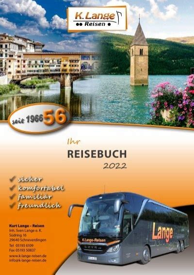 K Lange Reisen Reisebuch 2022