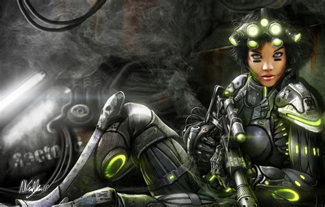 Starcraft Terran Ghost by Vonschlippe on Newgrounds