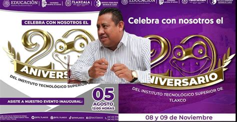 Director del Instituto Superior de Tlaxco celebró 2 veces 20