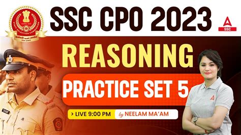 Ssc Cpo Ssc Cpo Reasoning Classes Practice Set Reasoning By