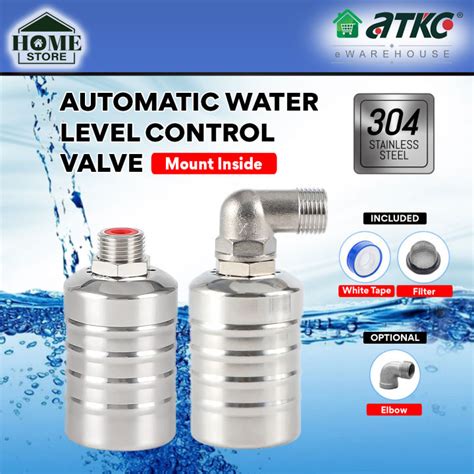 Big Stainless Steel 304 Automatic Water Level Control Float Valve Mount Inside 3 4 1