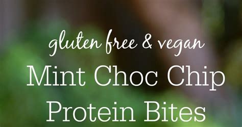 Southern In Law Recipe Mint Chocolate Chip Protein Bites With Matcha