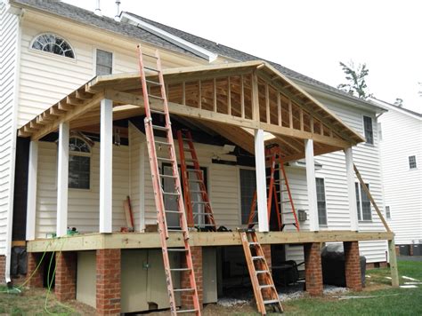 Framing A Porch Roof Home Design Ideas