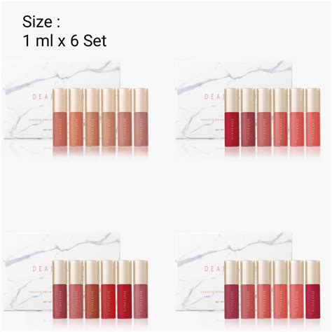 Jual Dear Dahlia Paradise Dream Velvet Lip Mousse Mini Set Shopee