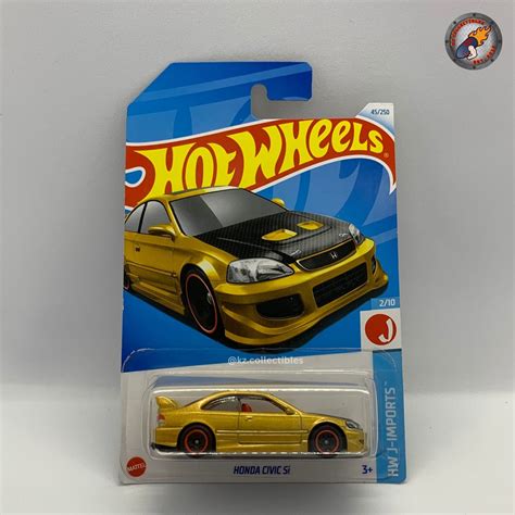 Hot Wheels Honda Civic Si Gold Hobbies Toys Toys Games On Carousell