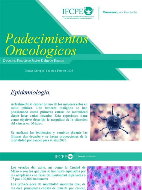 Padecimientos Oncologicos Pdf Cáncer Metástasis