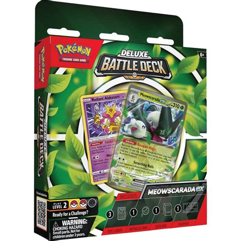 Meowscarada Ex Deluxe Battle Deck Pokemon Tcg Code