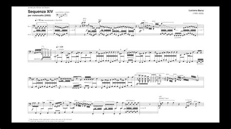 Berio Sequenza XIV Score HD YouTube