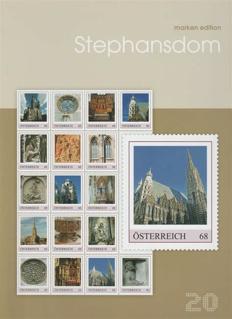 Shop Philatelie Wien Marken Edition 20 Stephansdom Postfrisch