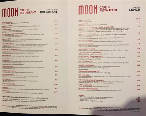 Moon CafÉ And Restaurant Heads Up Launceston