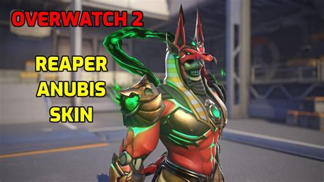 Reaper Mythic Skin Anubis Battle Pass Season 12 Overwatch 2 Mythic