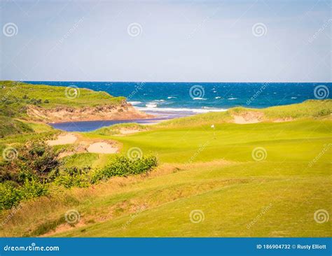 Golf Course in Nova Scotia, Canada Stock Photo - Image of breton ...