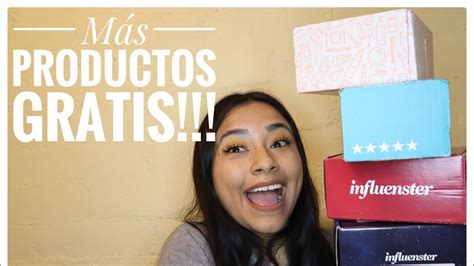 Un A O Recibiendo Productos Gratis De Influenster Youtube