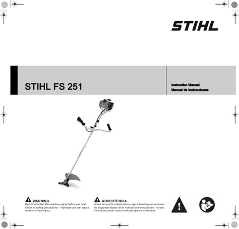 Bruksanvisning Stihl FS 251 120 Sider