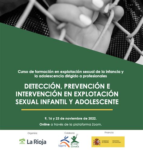 Curso De FormaciÓn En ExplotaciÓn Sexual De La Infancia Y La Adolescencia Dirigido A