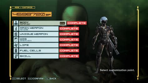 Permanent Visors Cyborg And MGS4 Metal Gear Rising Revengeance Mods