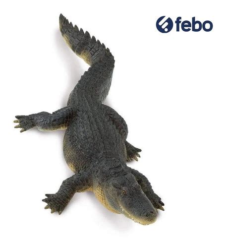 Figura Safari Cocodrilo Juguete Realista Para Ni Os Febo Febo