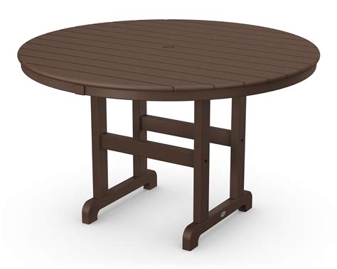 Plastic Umbrella Hole Patio Tables At