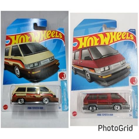 MERAH Hot Wheels J TOYOTA VAN Red HW Hotwheels J Imports Shopee Malaysia