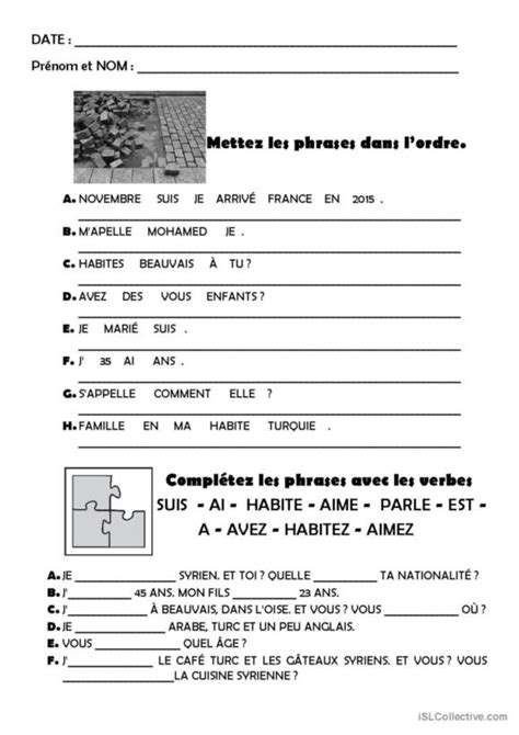 Ordre De Mots Pratique De La Grammaire En G N Ral Pratiq