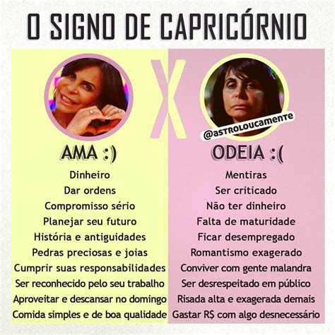 Conheça O Que O Signo De Capricórnio Ama E Odeia Confere