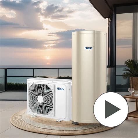 High Temp Electric Storage R410A Air To Water Heat Pump Heating Bathroom Hot Water Heater Heat