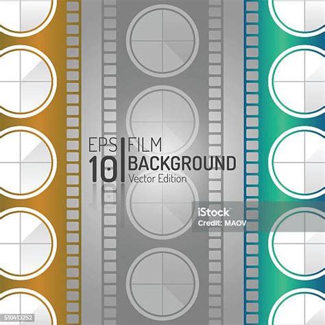 Creative Cinema Background Design Vector Elements Minimal Isolated Film ...