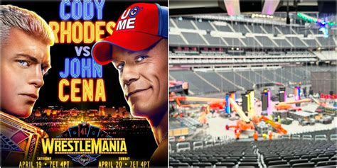 First Look at WWE WrestleMania 41 Stage