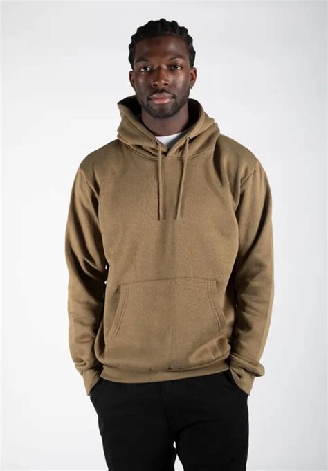 Mens Khaki Oversized Hoodie Justyouroutfit