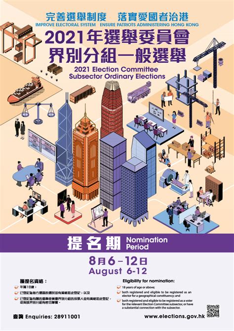 2021年選舉委員會界別分組一般選舉 於8月6日——12日提名 港澳發布