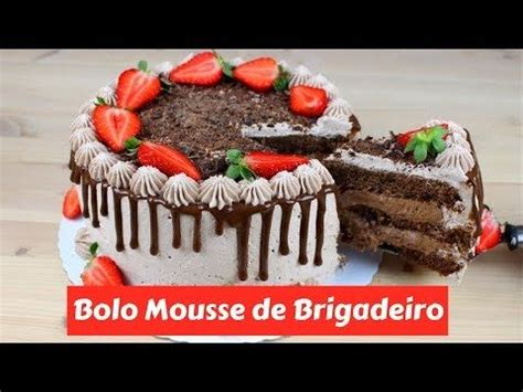 Bolo Mousse De Brigadeiro Como Fazer Bolo Mousse De Brigadeiro