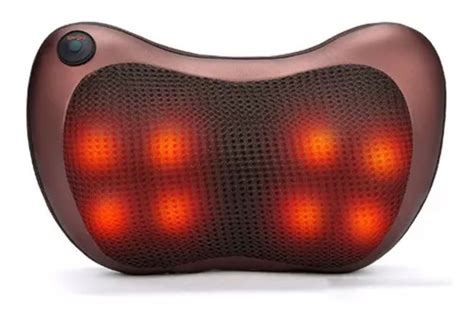 Masajeador El Ctrico Almohada Coj N Lumbar Piernas Premium Cuotas Sin