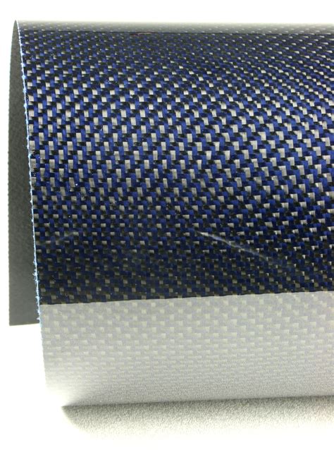 Twill Weave Carbonkevlar Blue Veneer 48 X 48 Dragonplate