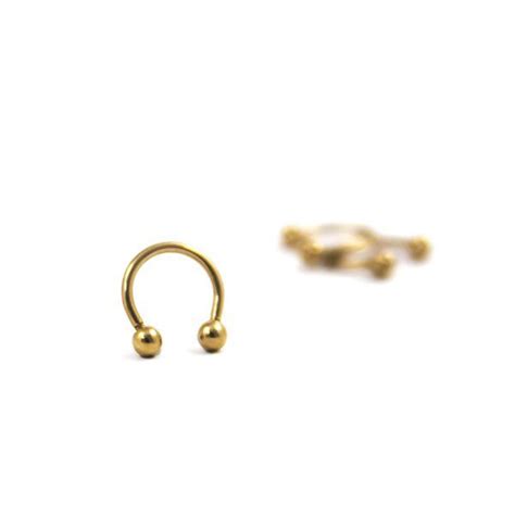 Circular Barbell Piercing Rose Gold Yanni Piercing Tienda Online De