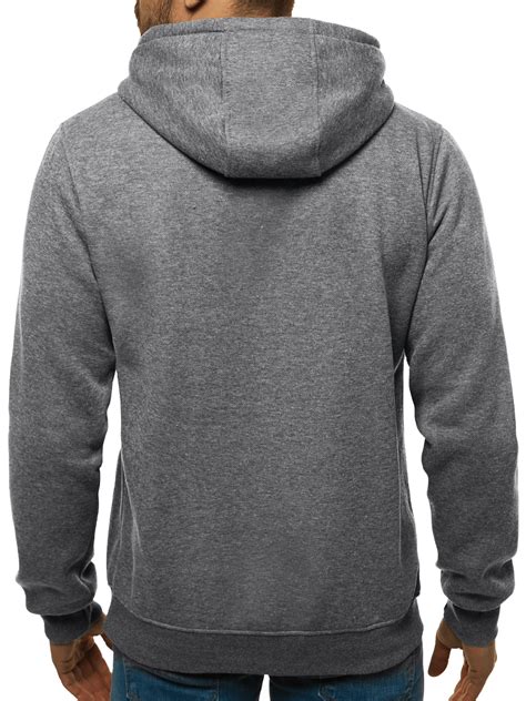 Sudadera De Hombre Gris Oscuro Ozonee Js2009 Ozonee