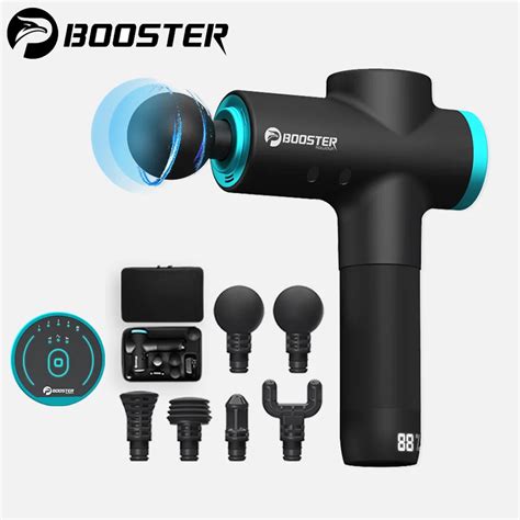 Booster M2 12v Lcd Display Massage Gun Professional Deep Muscle Massager Pain Relief Body