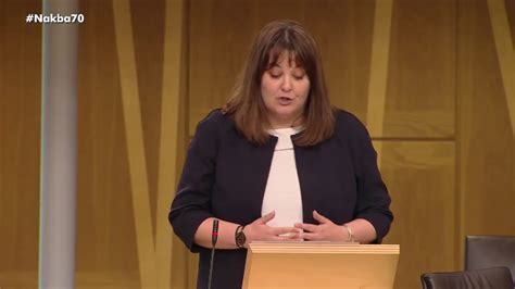 Ruth Maguire Msp May Members Business Nakba Th Anniversary