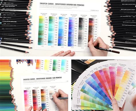 Staedtler Colored Pencils 72 Color Chart