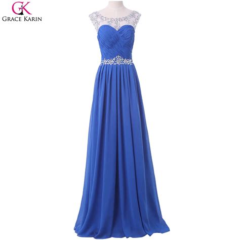 Buy Grace Karin Sexy Long Prom Dresses Chiffon Open