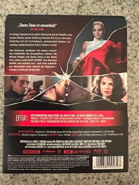 BASIC INSTINCT 4K UHD 3 DISC STEELBOOK SHARON STONE Kaufen