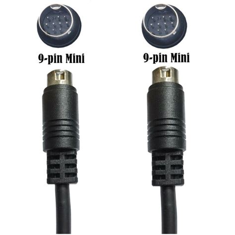 9pin Mini Din Extension Cable 9 Pin Din Male To Male Adapter Extension