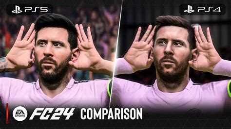 Ea Sports Fc Ps Vs Ps Comparison Youtube