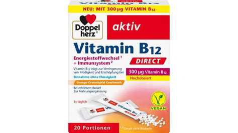 Doppelherz Vitamin B12 Direct 20 Portionen online bestellen MÜLLER