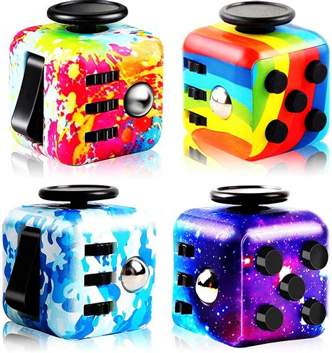 Fidget Cube Stress Anxiety Reliever Idea Maker Study Helper For Home