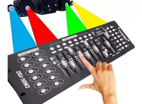 Mesa Controladora Dmx 512 Iluminação E Efeitos 192 Canais Frete grátis