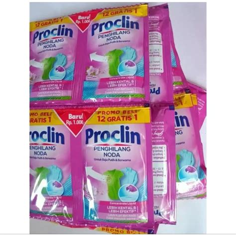 Jual Proclin Pink Penghilang Noda Plus Sachet 24 X 25ml Shopee