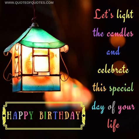 Birthday Quote Lets Light The Candles And Celebrate This Special Day