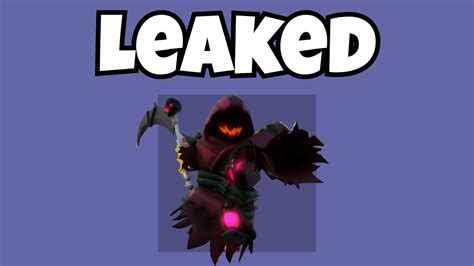 New Grim Reaper Kit Skin Leak Roblox Bedwars Youtube