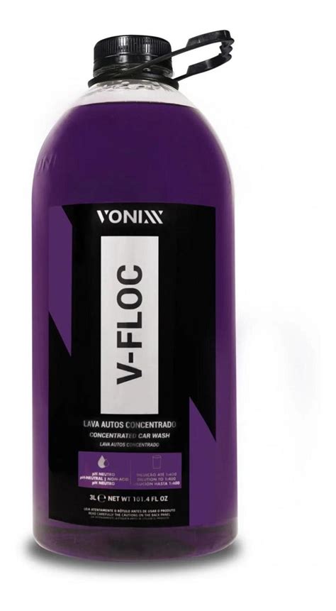 V Floc Shampoo Neutro Lava Autos Super Concentrado L Vonixx